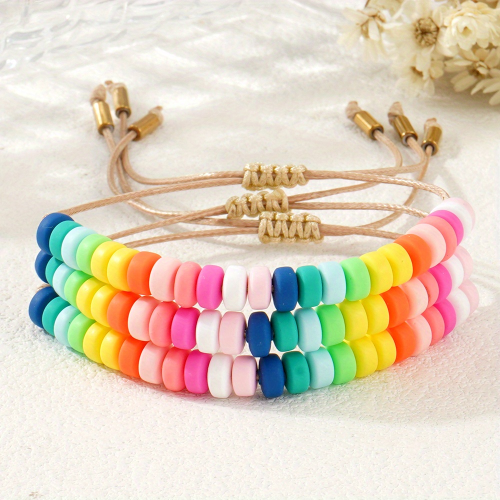 Bohemian Style Soft Clay and Agate Beads Set, Pack of 12